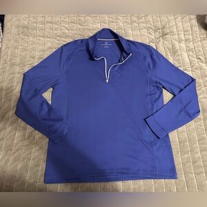 Southern Tide Blue Quarter-Zip Pullover